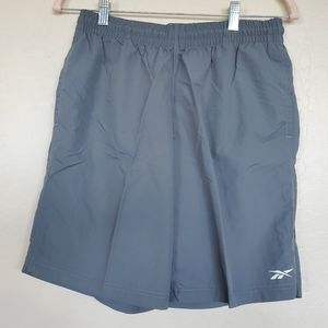 Reebok Grey Athletic Casual Shorts Stretch Activewear Youth Boys Size Small